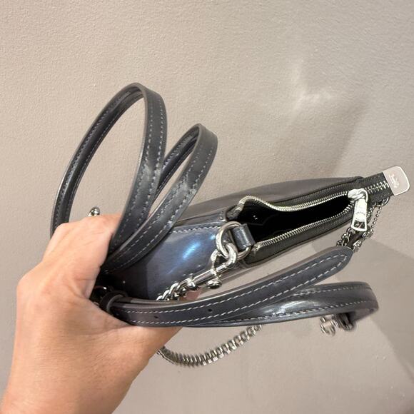 Coach Teri Mini Crossbody Bag CCE83 Silver - Picture 7 of 9